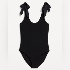 Old Navy Tie-Strap Tank Top Ribbed Bodysuit